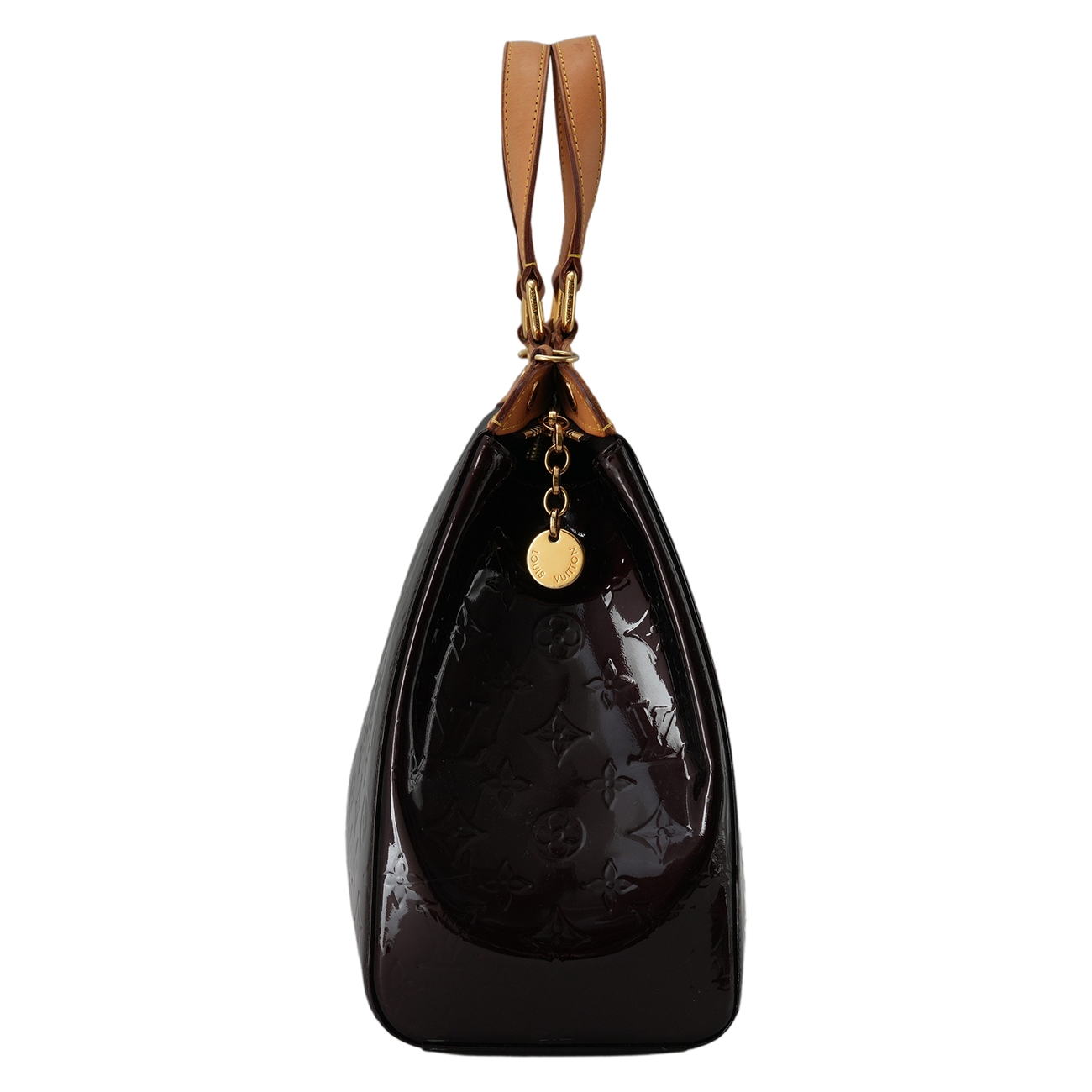 LOUIS VUITTON(USED)루이비통 M91616 모노그램 베르니 아마랑뜨 브레아 GM